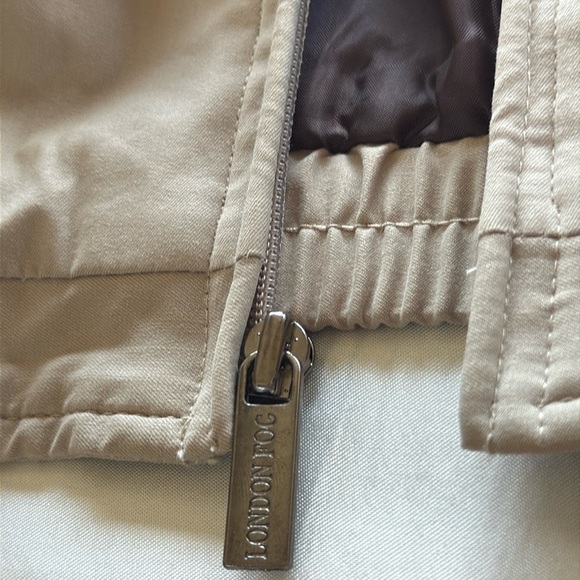 London Fog Lightweight Zip Up Jacket Plaid Lining Timeless Preppy Classic XXL - Picture 11 of 12